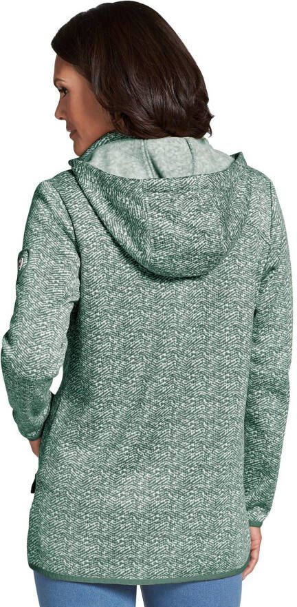 Casual Looks Fleecejack met capuchon