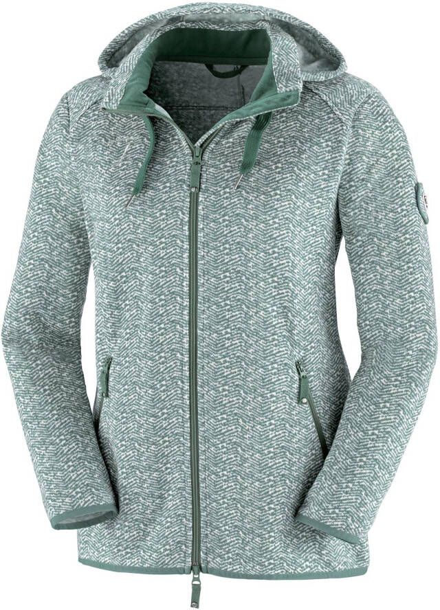 Casual Looks Fleecejack met capuchon