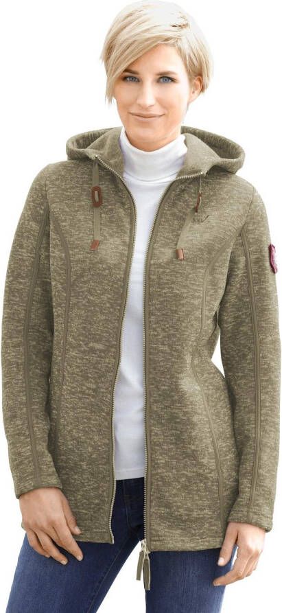 Casual Looks Fleecejack met capuchon
