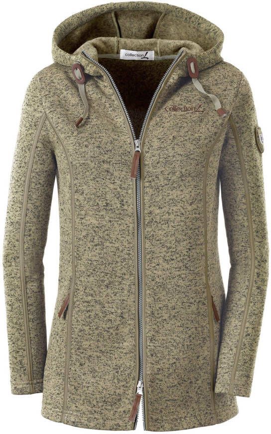 Casual Looks Fleecejack met capuchon