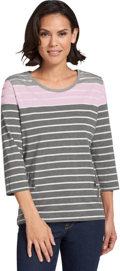 Casual Looks Shirt met 3 4-mouwen Shirt (1-delig)