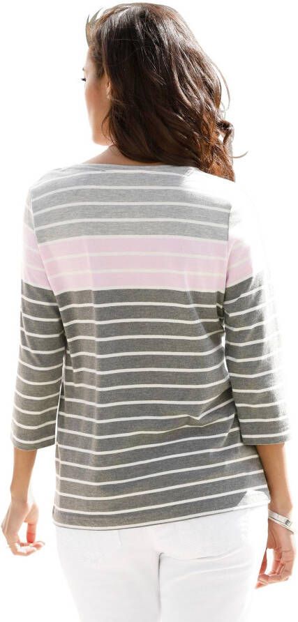 Casual Looks Shirt met 3 4-mouwen Shirt (1-delig)