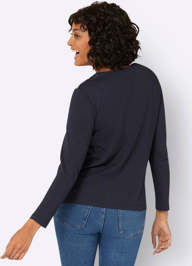 Casual Looks Shirt met lange mouwen Shirt (1-delig)