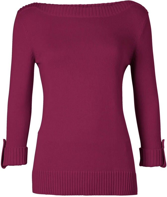 Casual Looks Trui met 3 4 mouwen Trui