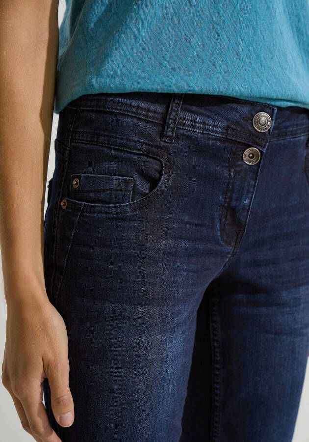 Cecil 5-pocket jeans met willekeurige wassing
