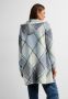 Cecil Capuchonvest Open Cosy Jacquard Cardigan In Long Form met jacquard patroon - Thumbnail 1