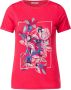 Cecil T-shirt LINENLOOK_Shape print met klassieke ronde hals - Thumbnail 4