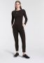 Champion Slim Fit Hoge Taille Broek Black Dames - Thumbnail 4