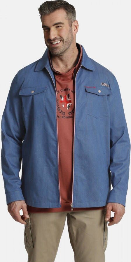 Charles Colby Outdooroverhemd SIR REEVES Tussenjas in jeans look