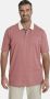 Charles Colby loose fit polo EARL MIKE Plus Size met all over print oudroze ecru - Thumbnail 2