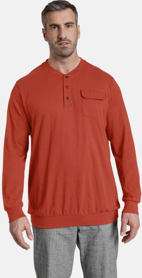 Charles Colby Sweatshirt EARL KEITH met knoopsluiting