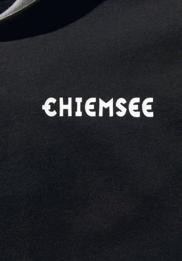 Chiemsee Capuchonshirt Met capuchonprint en print op de achterkant