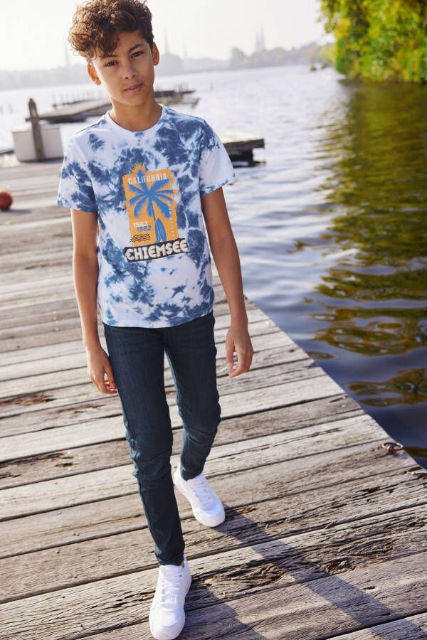 Chiemsee Comfortjeans Stretchjeans voor jongens smalle broekpasvorm used-wassing lage taille