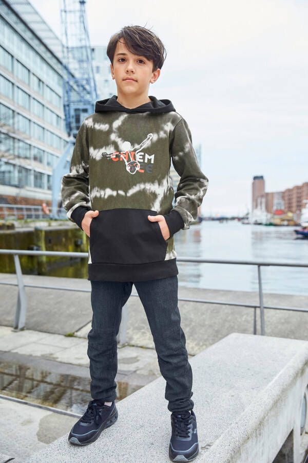 Chiemsee Comfortjeans Stretchjeans voor jongens smalle broekpasvorm used-wassing lage taille