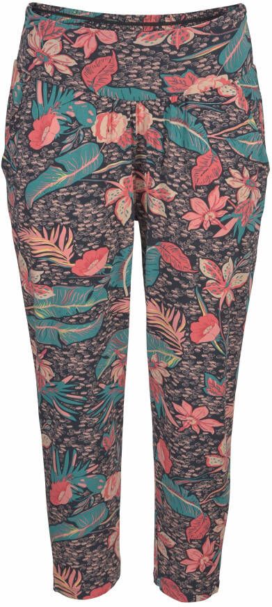 Chiemsee Strandbroek in all-over print met zakken stoffen broek 7 8 broek