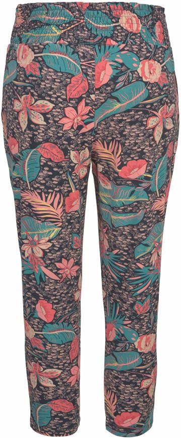 Chiemsee Strandbroek in all-over print met zakken stoffen broek 7 8 broek