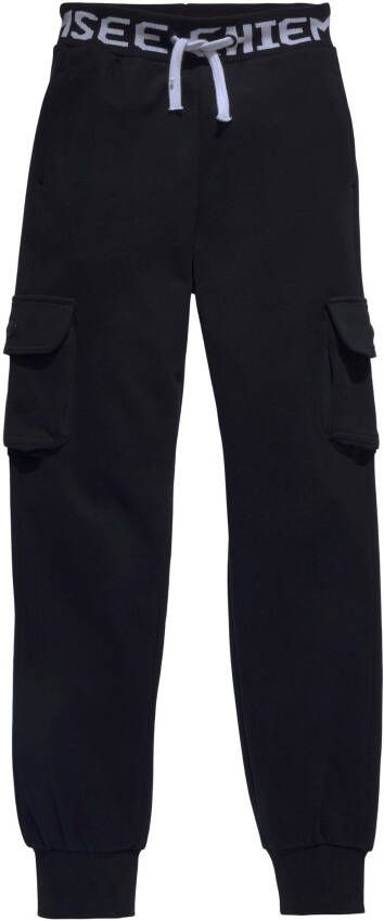 Chiemsee Sweatbroek Joggingbroek met groot logo in de tailleband
