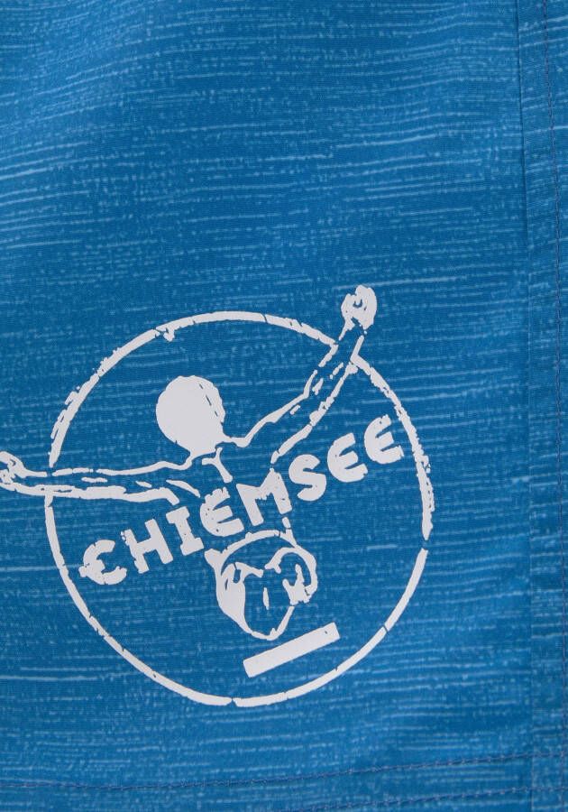 Chiemsee Zwemshort Melange Kids met logoprint