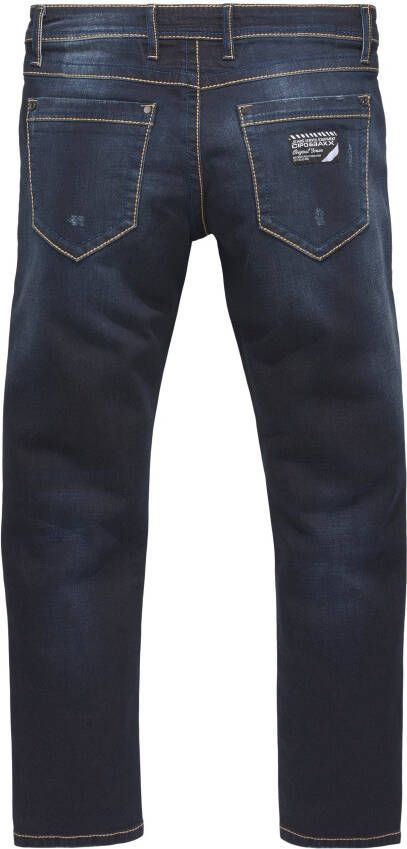 Cipo & Baxx Regular fit jeans met markante wassing