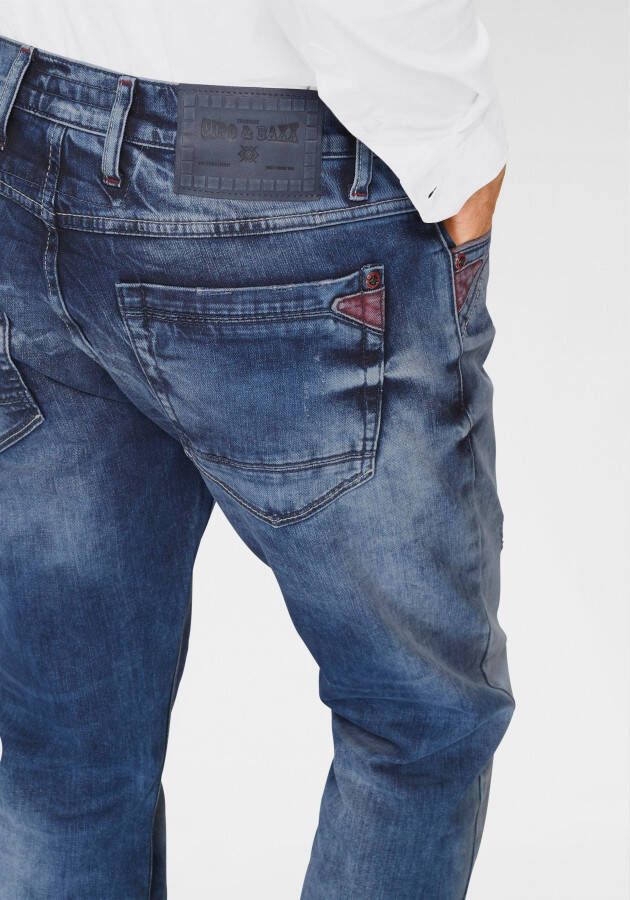 Cipo & Baxx Straight jeans Red Dot