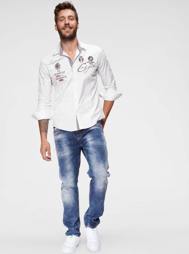 Cipo & Baxx Straight jeans Red Dot