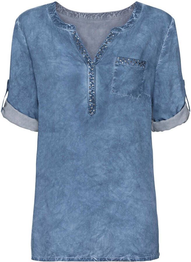 Classic Basics Blouse met korte mouwen