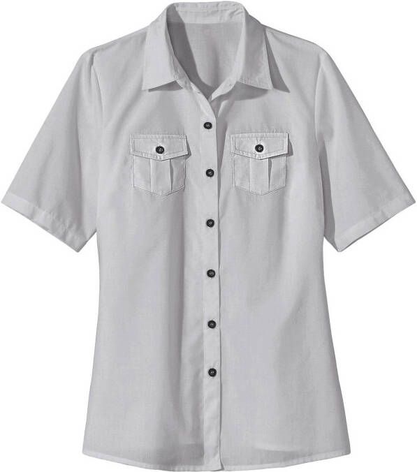 Classic Basics Blouse met korte mouwen