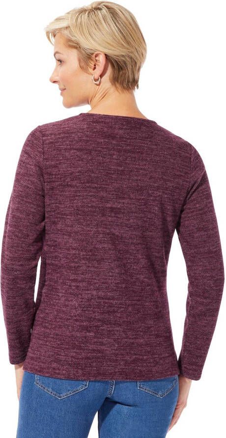Classic Basics Shirt met ronde hals Wintershirt (1-delig)