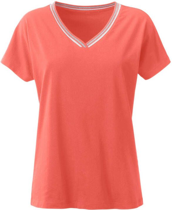 Classic Basics Shirt met V-hals Shirt (1-delig)