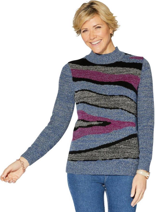 Classic Basics Trui met staande kraag Trui