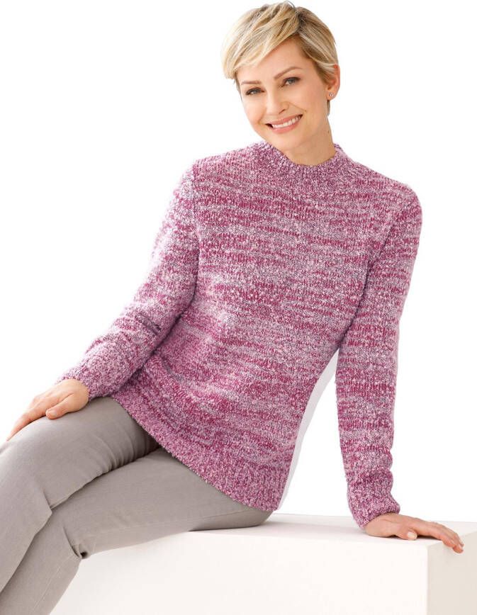 Classic Basics Trui met staande kraag Trui
