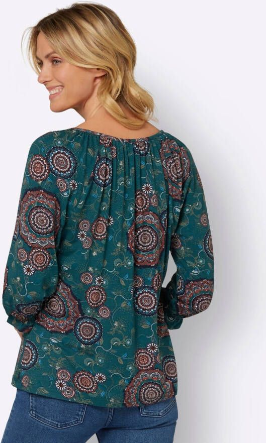 Classic Inspirationen Shirt met 3 4-mouwen Gedessineerd shirt (1-delig)