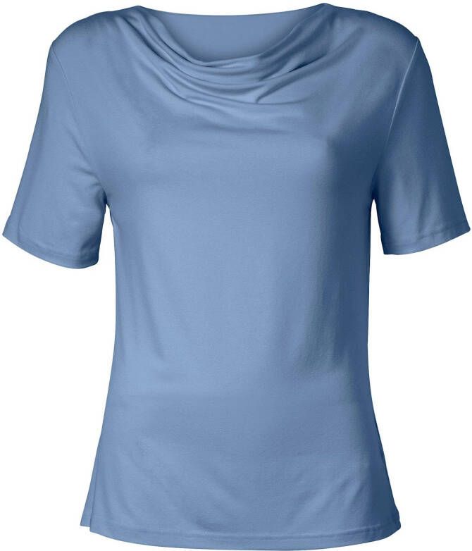 Classic Inspirationen Shirt met cascadehals Shirt (1-delig)