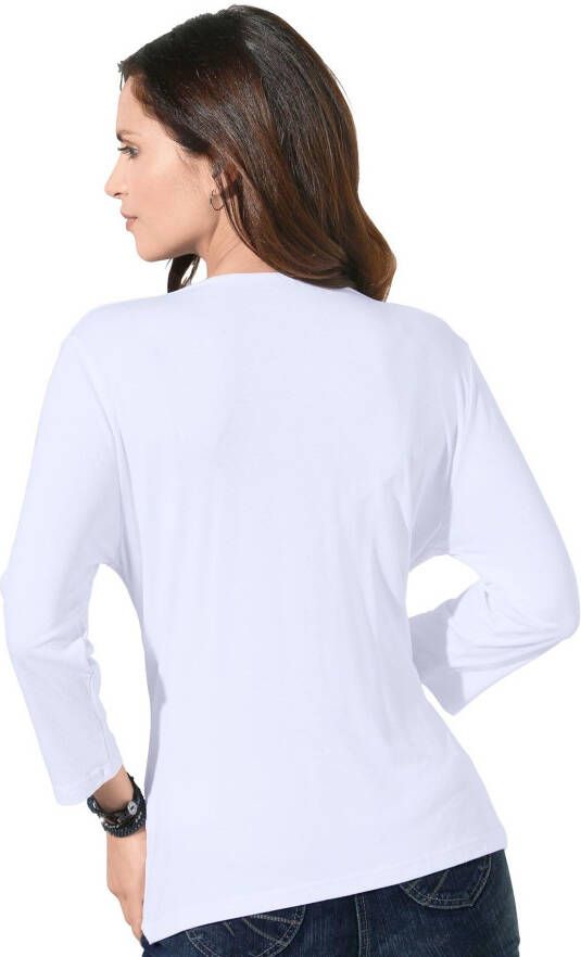 Classic Inspirationen Shirt met cascadehals Shirt (1-delig)