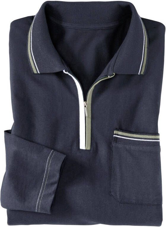 Classic Poloshirt met lange mouwen Poloshirt (1-delig)