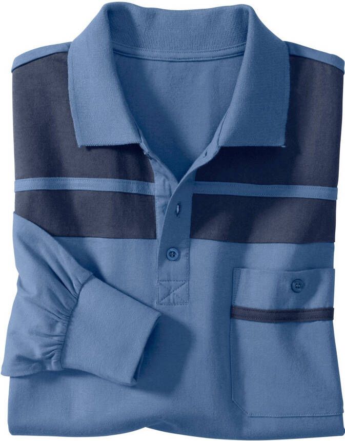 Classic Poloshirt met lange mouwen Poloshirt (1-delig)
