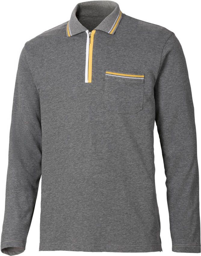 Classic Poloshirt met lange mouwen Poloshirt (1-delig)