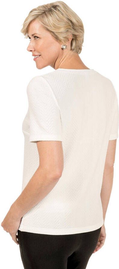 Classic Shirt met V-hals Shirt (1-delig)