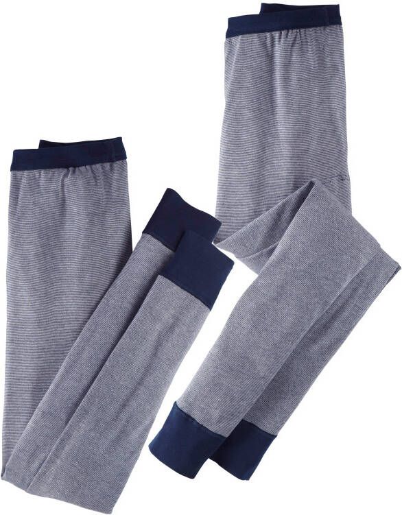 Clipper Exclusive Lange onderbroek modieuze look: jeans mêlee prima kwaliteit (set 2 stuks)