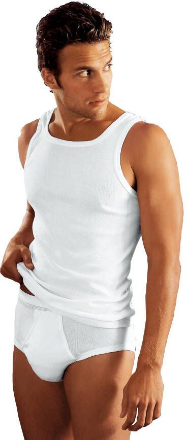 Clipper Hemd van dubbelrib tanktop onderhemd (8 stuks)