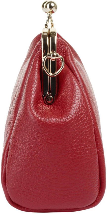 Cluty Avondtasje echt leer made in italy