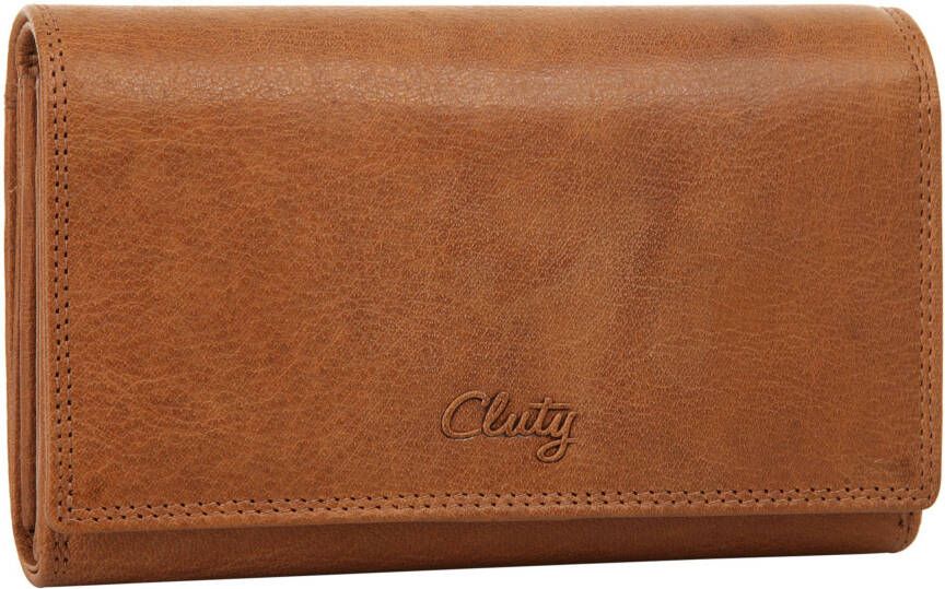 Cluty Portemonnee echt leder