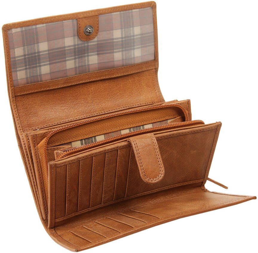 Cluty Portemonnee echt leder