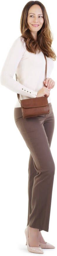 Cluty Schoudertas echt leder