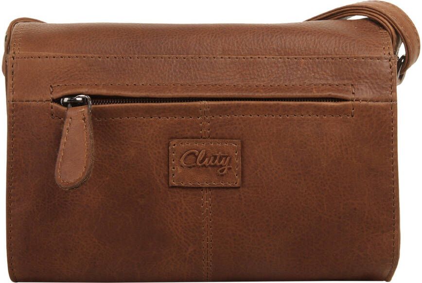Cluty Schoudertas echt leder