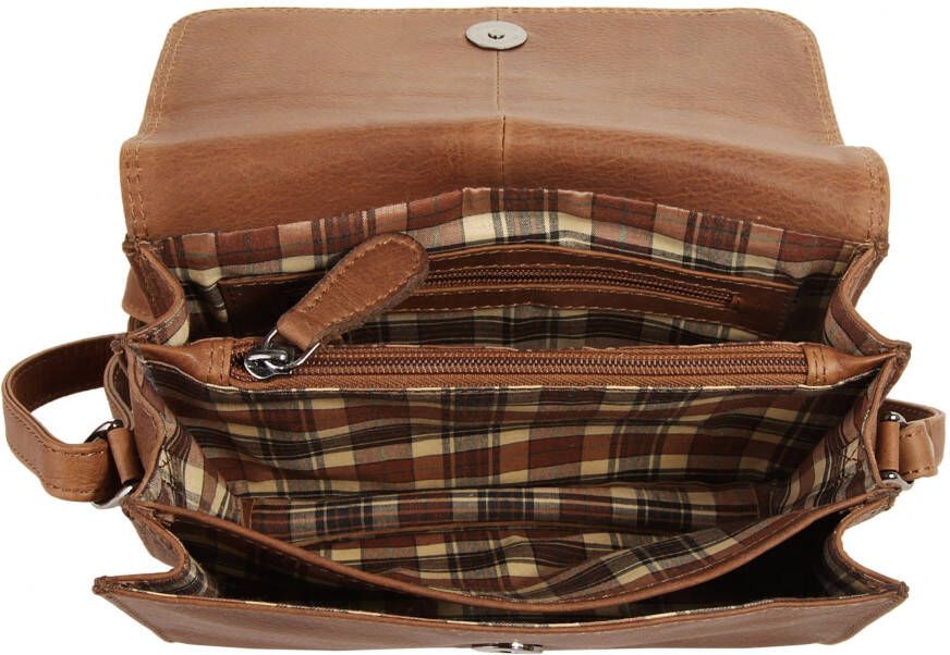 Cluty Schoudertas echt leder