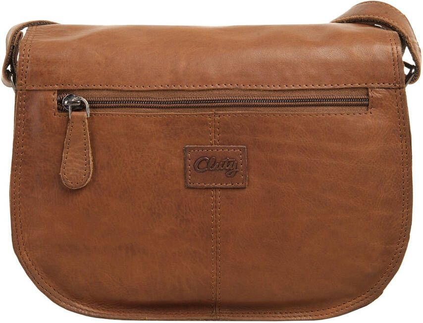 Cluty Schoudertas echt leder
