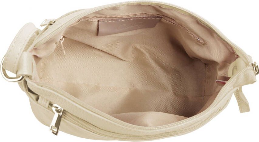 Cluty Schoudertas echt leer made in italy