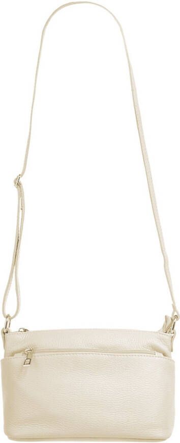 Cluty Schoudertas echt leer made in italy