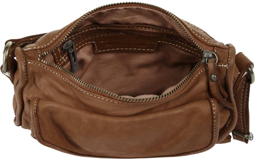 Cluty Schoudertas echt leer made in italy